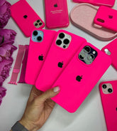 iPhone Premium Quality Silicone Case (SHOCKING PINK COLOR)